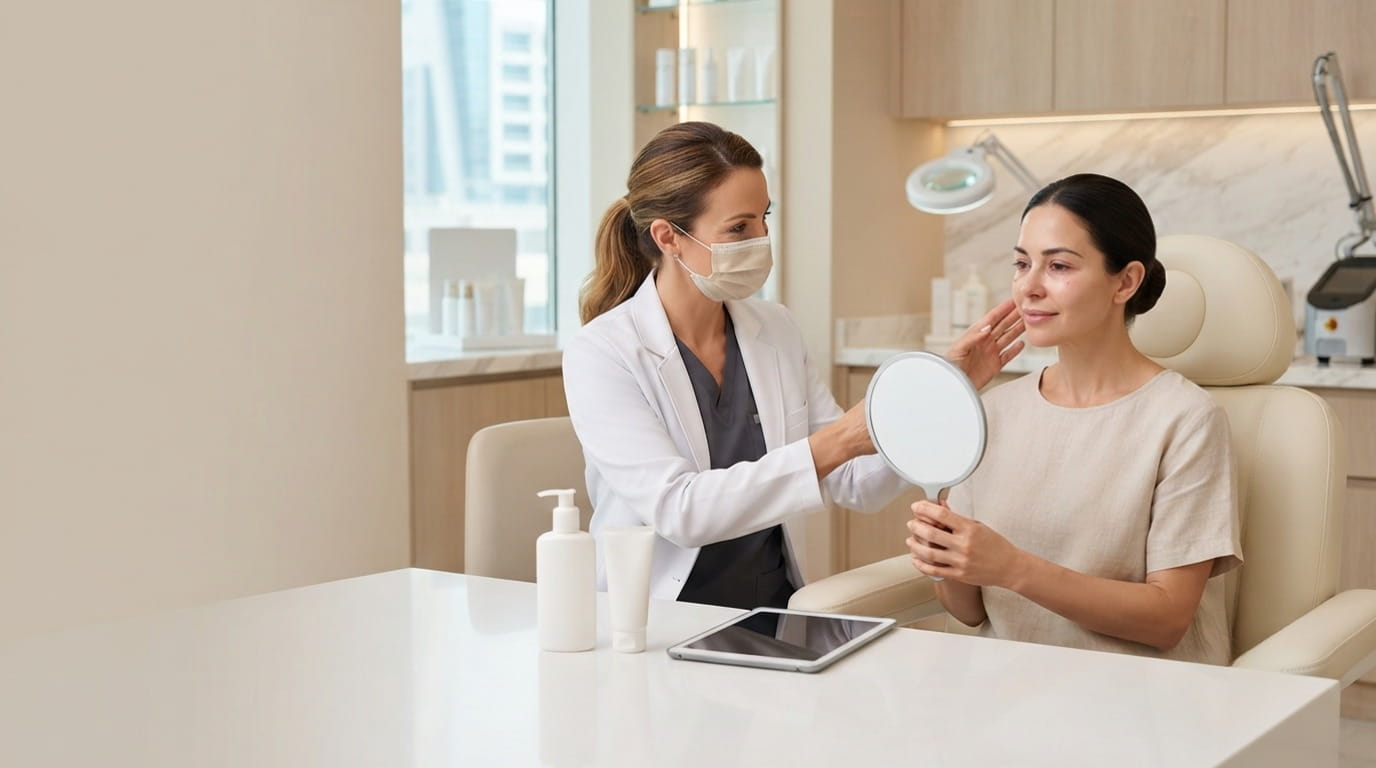 under-eye treatment aftercare consultation